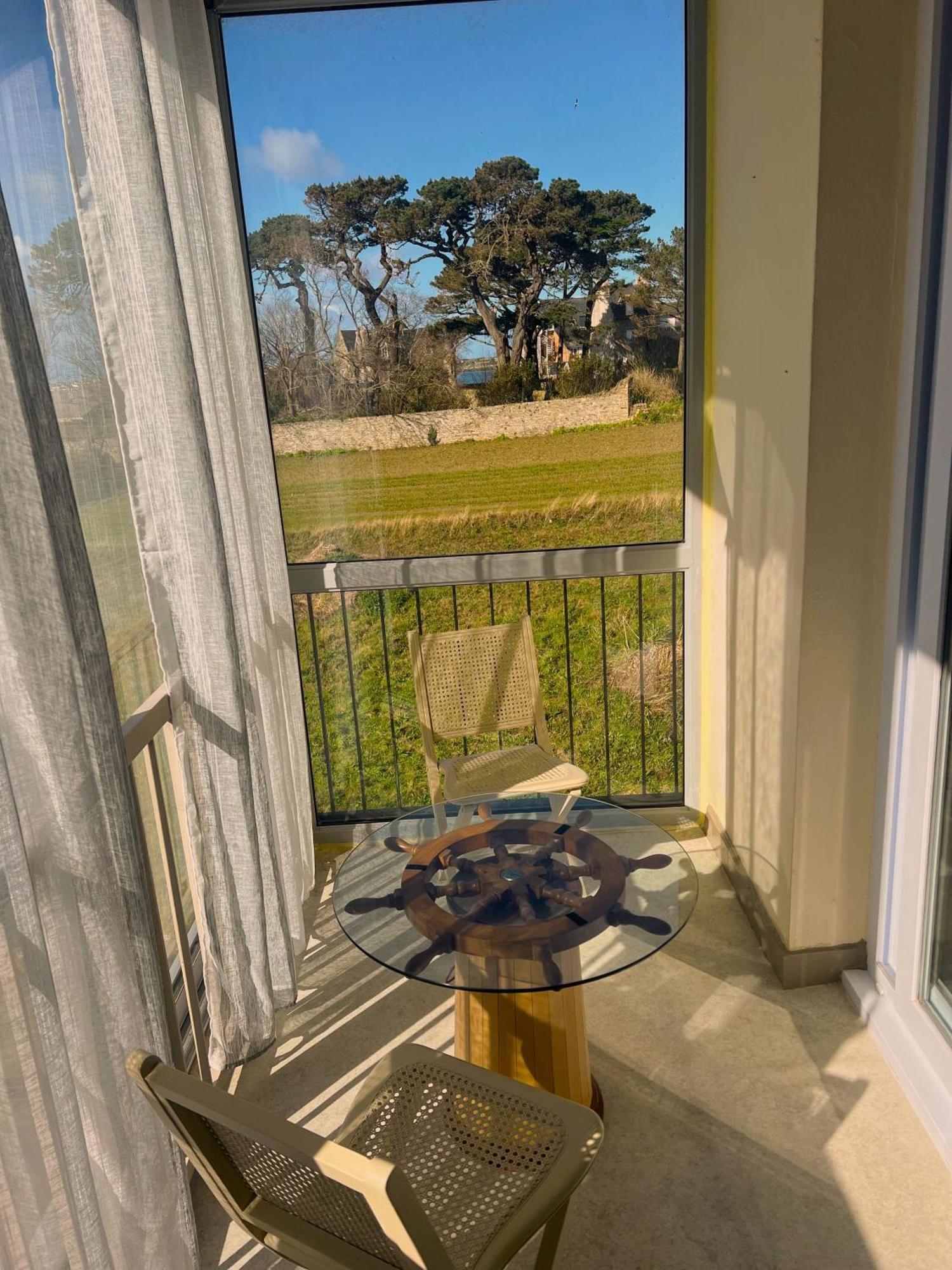 Studio Vue Sur Mer Avec Veranda - Roscoff Apartman Kültér fotó